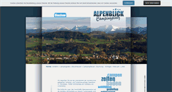 Desktop Screenshot of camping-alpenblick.de
